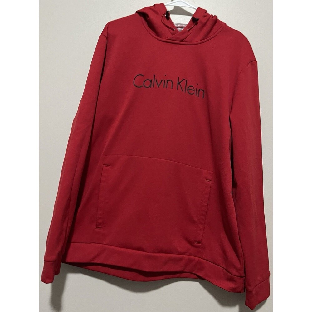 Calvin Klein Men’s Red Hoodie Size XL